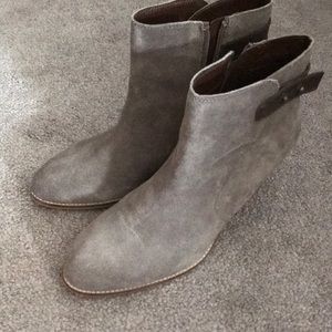 Sam Edelman gray booties